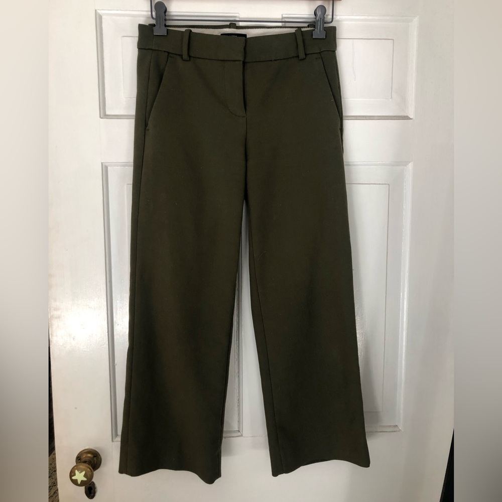 J.Crew 365 Olive Green Wide leg pants